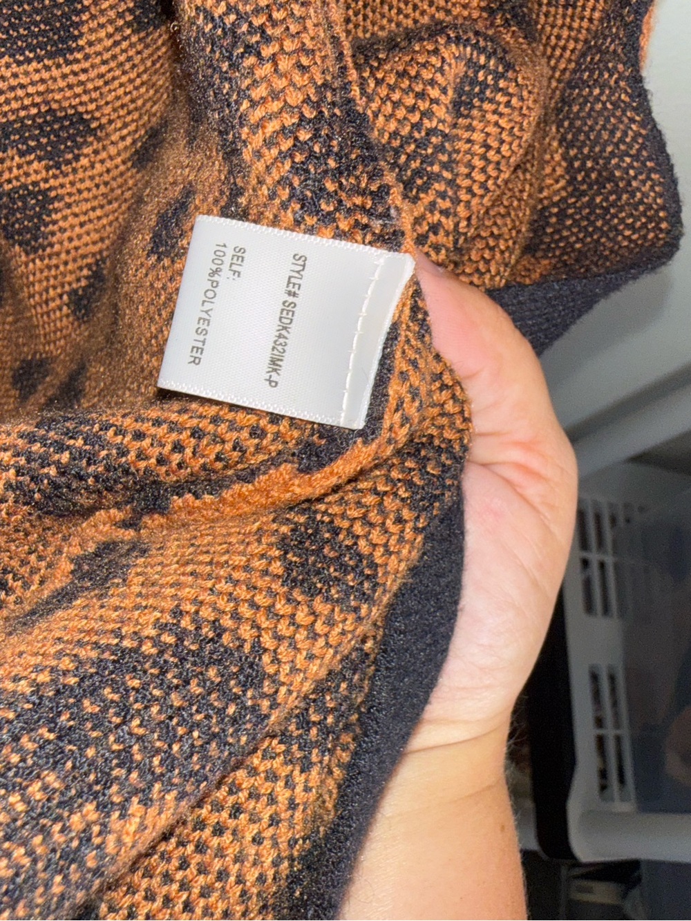 ARULA cheetah print long line open front plus size knit cardigan XL - Picture 4 of 5